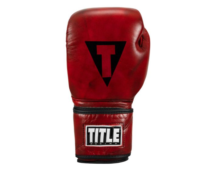 Guantes de Box Title Blood Red (Cuero) (Disponible por Encargo)