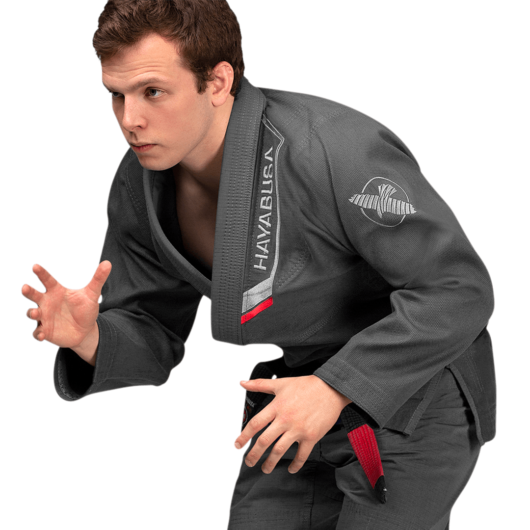Uniforme de Jiujitsu Brasileño Liviano Hayabusa Ultra-Lightweight (Gris) (Disponible por Encargo)