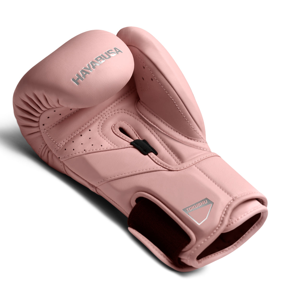 Guantes de Box Hayabusa T3 Kanpeki (Cuero) (Rosado Pastel) (Disponible por Encargo)