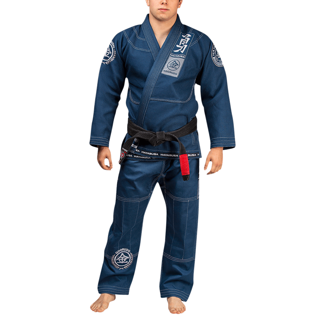 Uniforme de Jiujitsu Brasileño Hayabusa Goorudo 3 (Azul) (Disponible por Encargo)