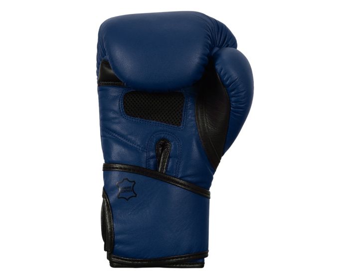 Guantes de Box Title Dauntless (Cuero) (Azul / Negro) (Disponible por Encargo)