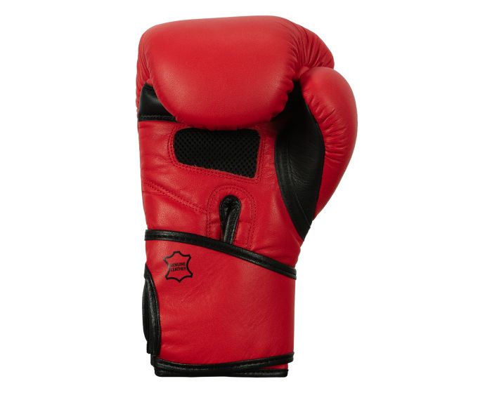 Guantes de Box Title Dauntless (Cuero) (Rojo / Negro) (Disponible por Encargo)