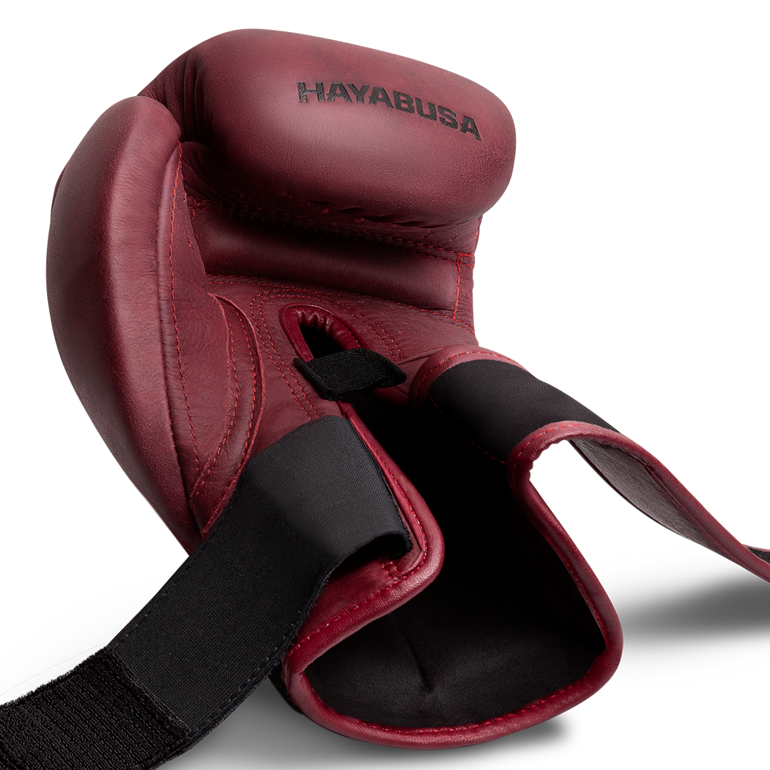 Guantes de Box Hayabusa T3 de Cuero de Lujo (Rojo) (Disponible por Encargo)