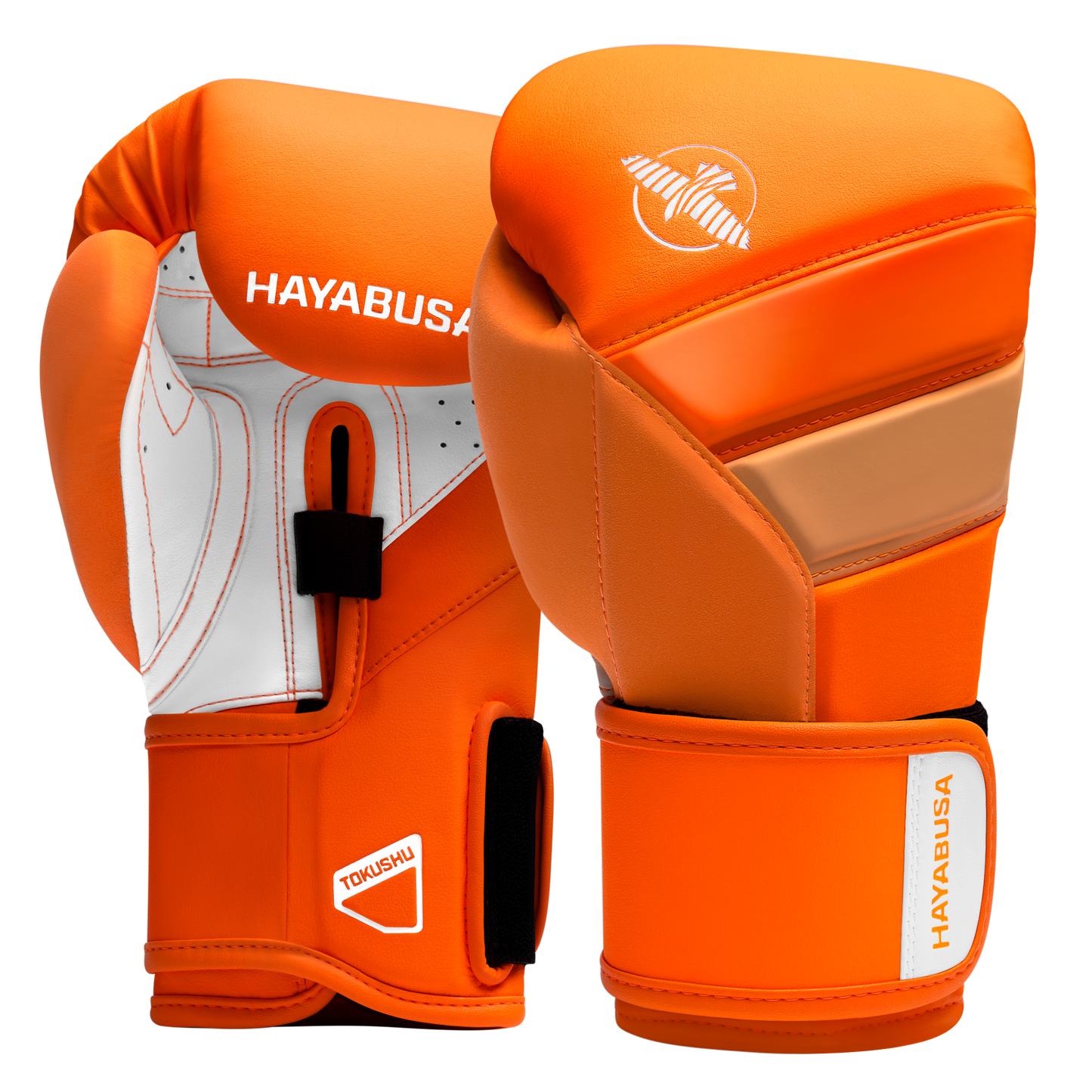 Guantes de Box Hayabusa T3 Neón (Anaranjado / Blanco) (Disponible por Encargo)