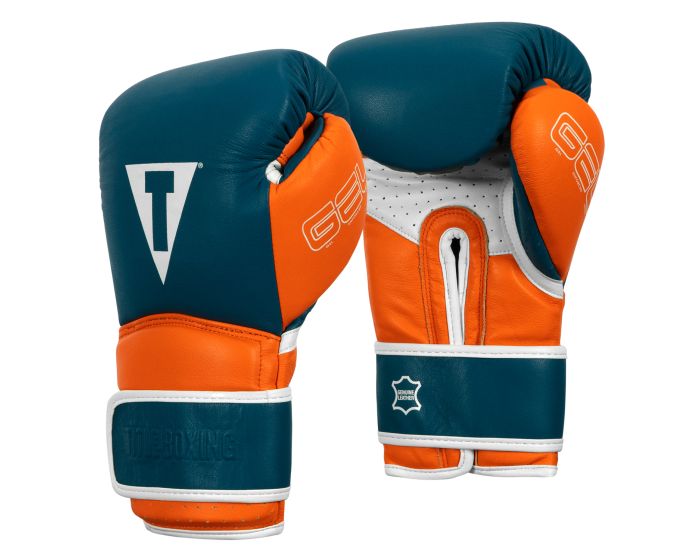 Guantes de Box Title de Gel Freestyle (Azul / Naranja) (Disponible por Encargo)