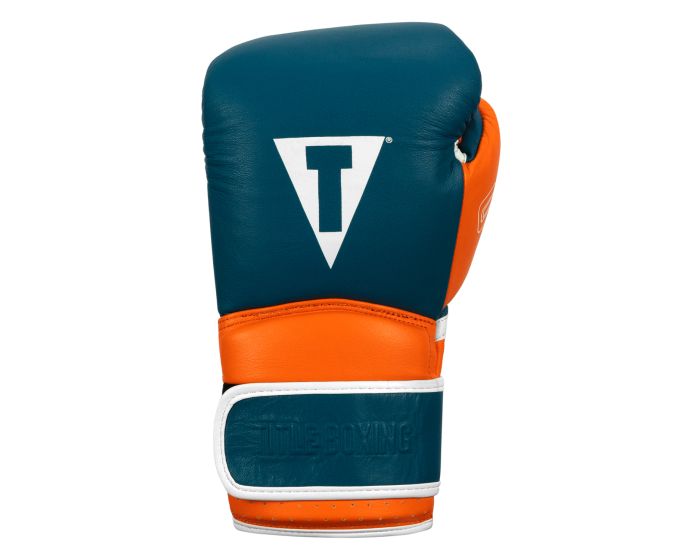 Guantes de Box Title de Gel Freestyle (Azul / Naranja) (Disponible por Encargo)