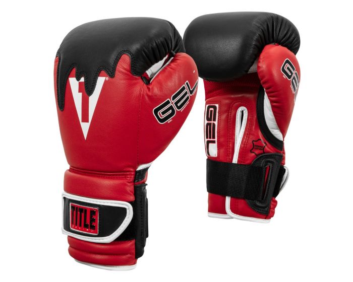 Guantes de Box Title GEL Lava (Rojo / Negro) (Disponible por Encargo)