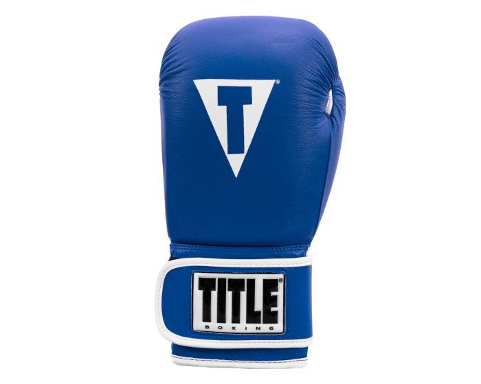 Guantes de Box Title Pro Style 3.0 (Cuero) (Azul / Blanco) (Disponible por Encargo)