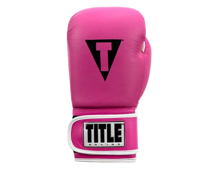 Guantes de Box Title Pro Style 3.0 (Cuero) (Rosa / Blanco) (Disponible por Encargo)