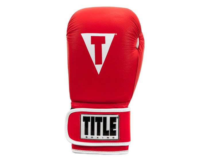 Guantes de Box Title Pro Style 3.0 (Cuero) (Rojo / Blanco) (Disponible por Encargo)