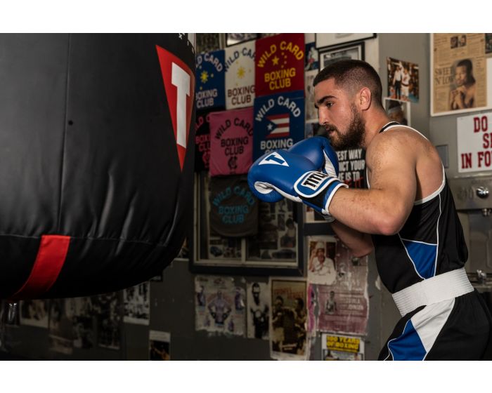 Guantes de Box Title Pro Style 3.0 (Cuero) (Azul / Blanco) (Disponible por Encargo)