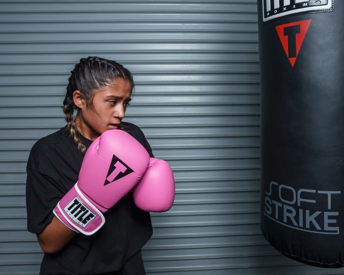 Guantes de Box Title Pro Style 3.0 (Cuero) (Rosa / Blanco) (Disponible por Encargo)