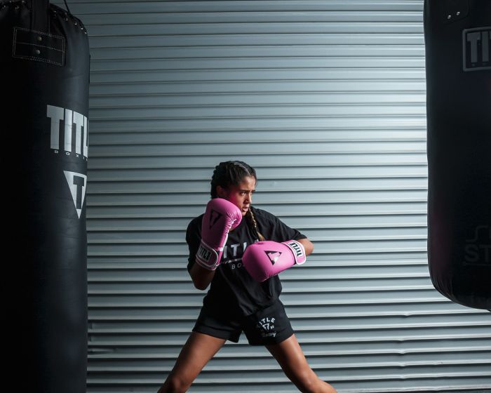 Guantes de Box Title Pro Style 3.0 (Cuero) (Rosa / Blanco) (Disponible por Encargo)