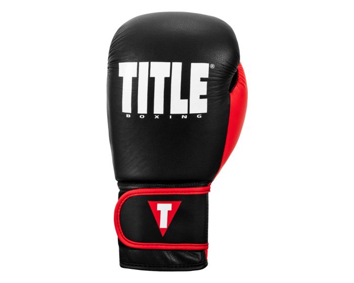 Guantes de Box Title Dynamic Strike (Negro / Rojo) (Disponible por Encargo)