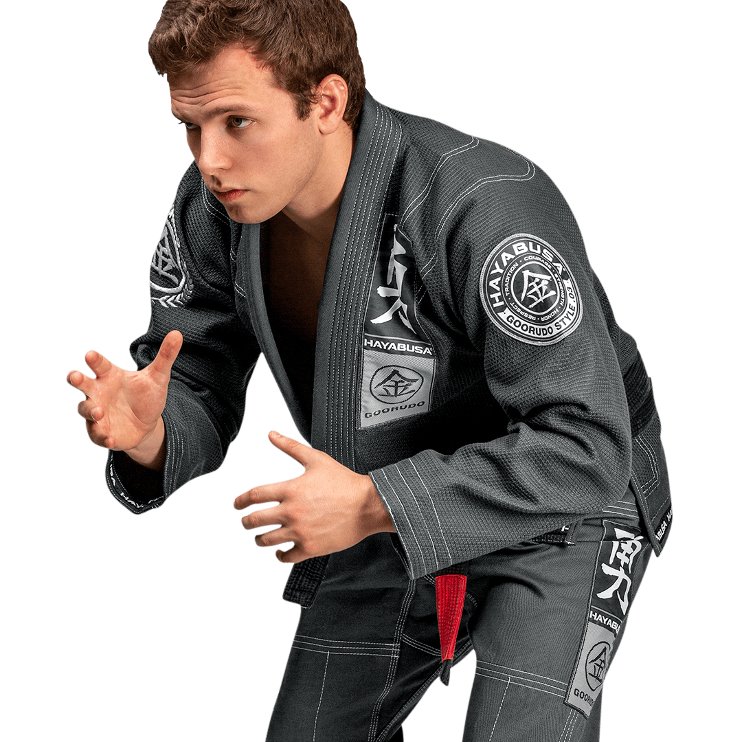 Uniforme de Jiujitsu Brasileño Hayabusa Goorudo 3 (Gris) (Disponible por Encargo)