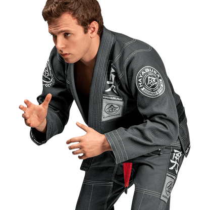 Uniforme de Jiujitsu Brasileño Hayabusa Goorudo 3 (Gris) (Disponible por Encargo)