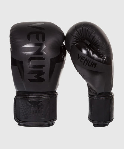 Guantes de Box Venum Elite (Negro / Negro) (Disponible por Encargo)
