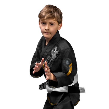 Uniforme de Jiujitsu Brasileño Hayabusa Ascend para Niño (Negro) (Disponible por Encargo)