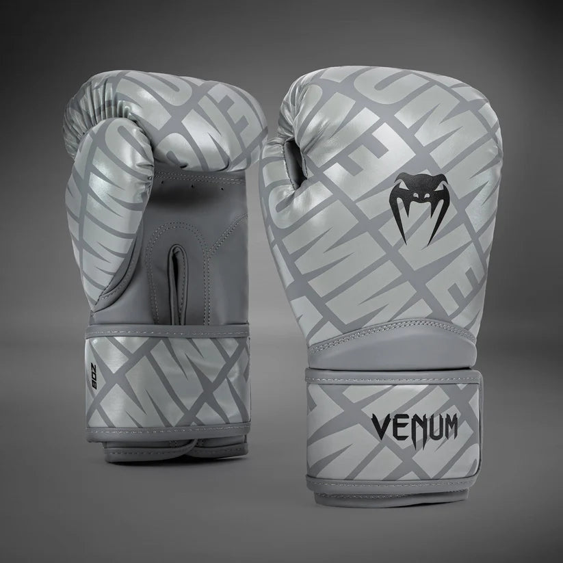 Guantes de Box Venum Contender 1.5 XT (Gris / Negro) (Disponible en Costa Rica)