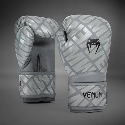 Guantes de Box Venum Contender 1.5 XT (Gris / Negro) (Disponible en Costa Rica)