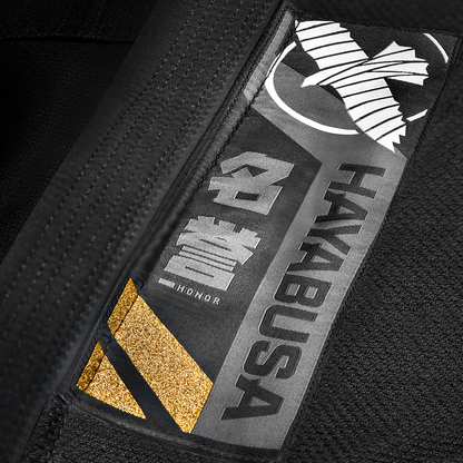 Uniforme de Jiujitsu Brasileño Hayabusa Ascend para Niño (Negro) (Disponible por Encargo)