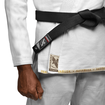 Uniforme de Jiujitsu Brasileño Liviano Hayabusa Ascend (Blanco) (Disponible por Encargo)