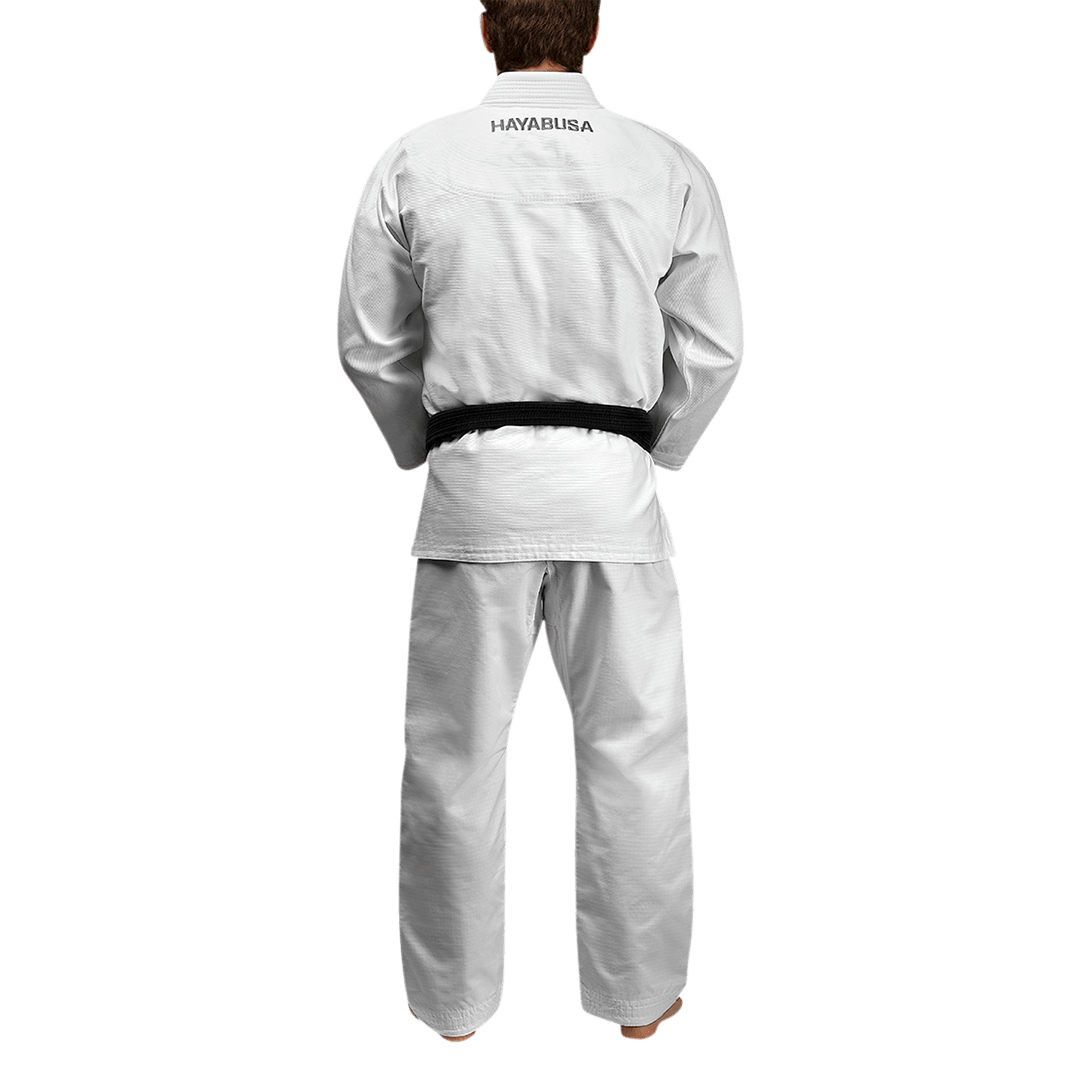 Uniforme de Jiujitsu Brasileño Liviano Hayabusa Ultra-Lightweight (Blanco) (Disponible por Encargo)