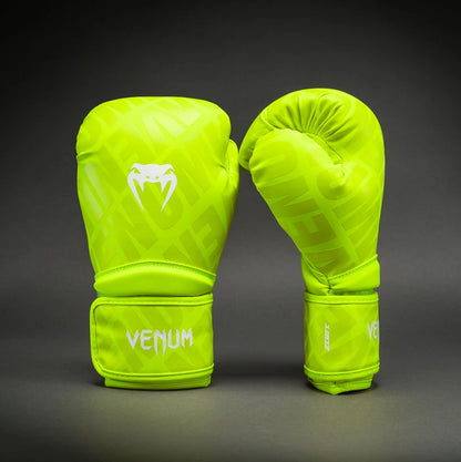 Guantes de Box Venum Contender 1.5 XT 3D (Amarillo Neón / Blanco) (Disponible en Costa Rica)