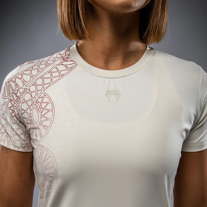 Blusa Dry Tech para Mujer Venum Serpenti (Blanco Hueso) (Disponible por en Costa Rica)