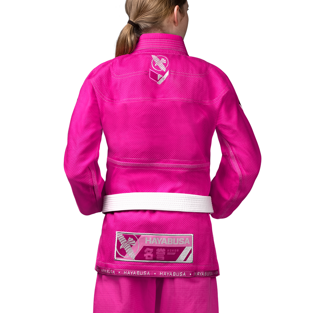 Uniforme de Jiujitsu Brasileño Hayabusa Ascend para Niño (Rosado) (Disponible por Encargo)