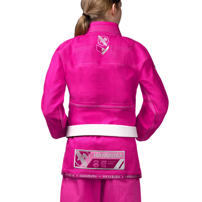 Uniforme de Jiujitsu Brasileño Hayabusa Ascend para Niño (Rosado) (Disponible por Encargo)