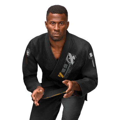 Uniforme de Jiujitsu Brasileño Liviano Hayabusa Ascend (Negro) (Disponible por Encargo)