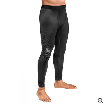 Spats (Licra Larga) Hayabusa Geo (Negro/ Gris) (Disponible por Encargo)