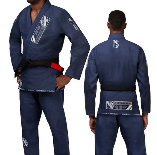 Uniforme de Jiujitsu Brasileño Liviano Hayabusa Ascend (Azul) (Disponible por Encargo)