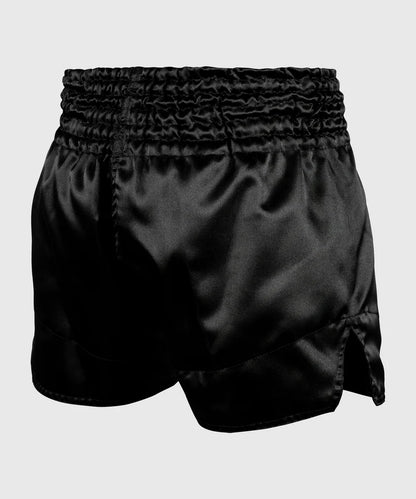 Fightshorts de Muay Thai Venum Classic (Negro / Blanco) (Disponible por Encargo)