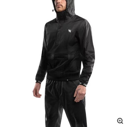 Traje de Sauna Unisex Hayabusa Pro (Con Hoodie) (Negro) (Disponible por Encargo)