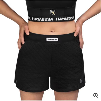 Shorts de Entrenamiento Hayabusa Quilted (Negro) (Disponible por Encargo)