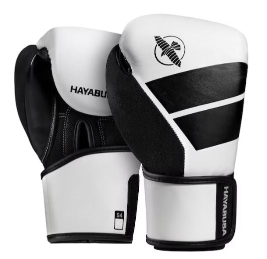 Guantes de Box Hayabusa S4 para Niños (Blanco / Negro) (Disponible por Encargo)