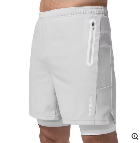 Shorts Hayabusa Performance (Gris claro) (Disponible por Encargo)