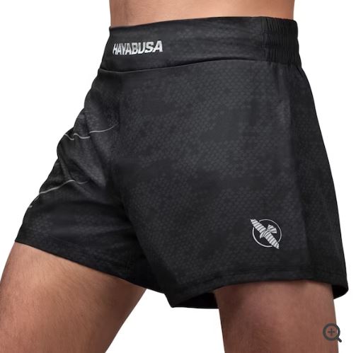 Fightshorts de Kickboxing Hayabusa Arrox (Negro) (Disponible por Encargo)