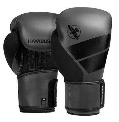 Guantes de Box Hayabusa S4 (Gris / Negro) (Disponible por Encargo)