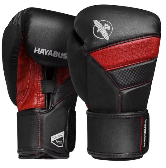 Guantes de Box Hayabusa T3 (Negro / Rojo) (Disponible por Encargo)