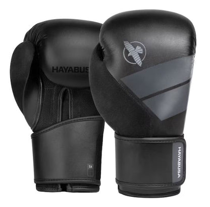 Guantes de Box Hayabusa S4 (Negro / Gris) (Disponible por Encargo)