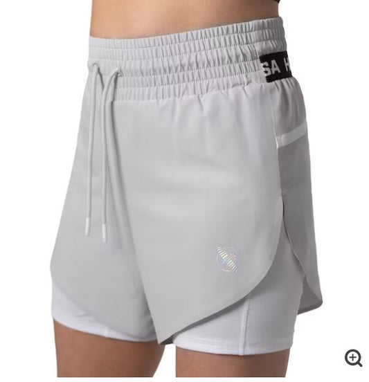 Shorts de Entrenamiento Hayabusa Performance (Gris Claro) (Disponible por Encargo)