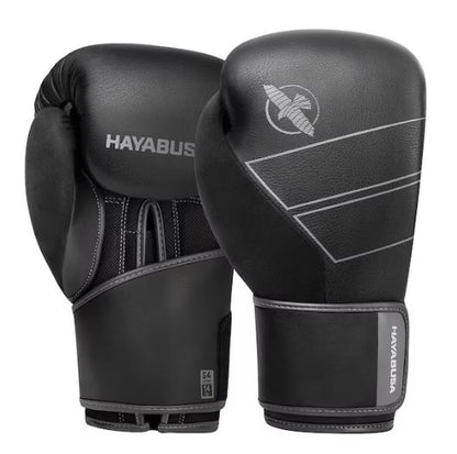 Guantes de Box Hayabusa S4 (Cuero) (Negro / Blanco) (Disponible por Encargo)