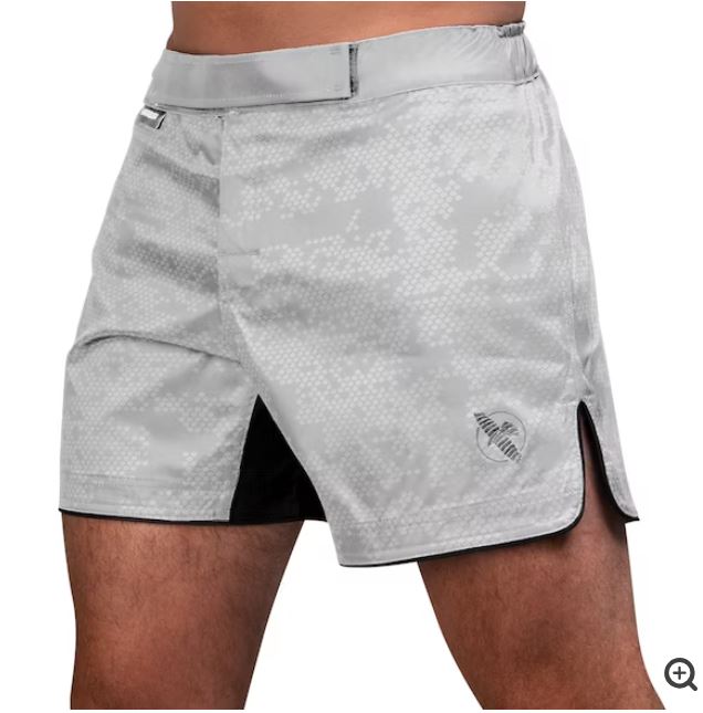 Fightshorts Hayabusa Hexagon (Cortos) (Blanco) (Disponible por Encargo)