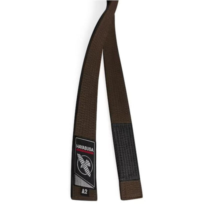 Cinta de Jiujitsu Brasileño Hayabusa (Negra) (Disponible por Encargo)