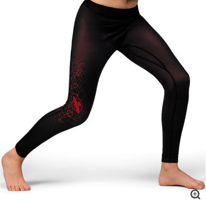 Spats (Licra Larga) para Niños Hayabusa Geo (Rojo) (Disponible por Encargo)
