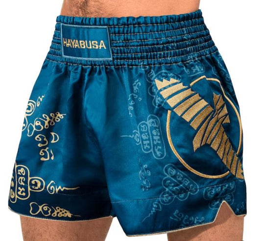 Fightshorts de Muay Thai Hayabusa Falcon (Azul) (Disponible en Costa Rica y por Encargo)