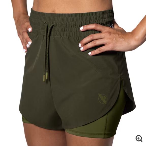Shorts de Entrenamiento Hayabusa Performance (Verde) (Disponible por Encargo)